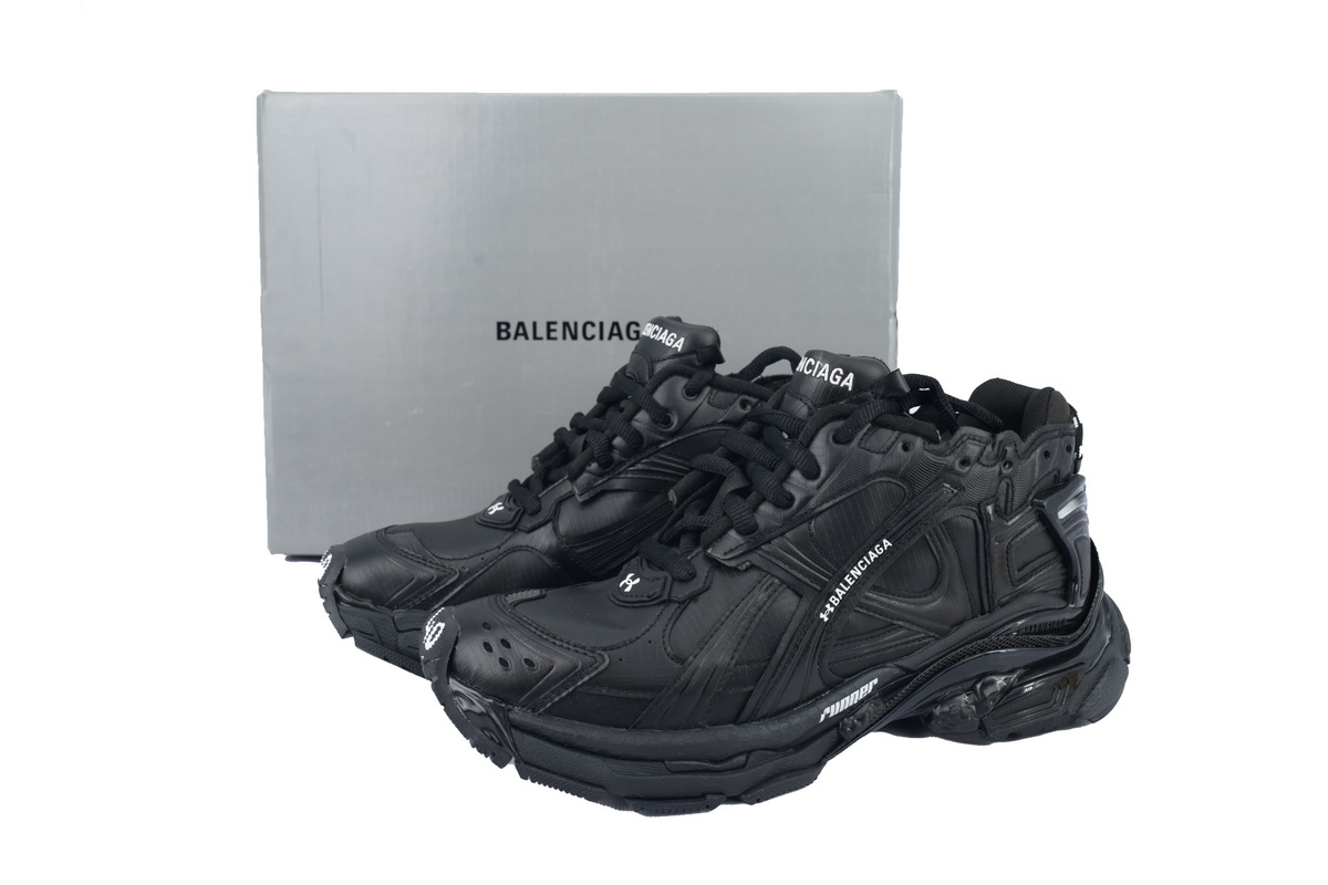 Under Armour x Balenciaga Runner Sneaker 'Black' 813793 WRUCU 1000