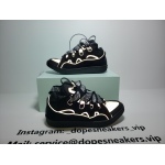 Lanvin Leather Curb Triple Black Sliver