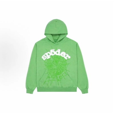 Sp5der Hoodie Green 01
