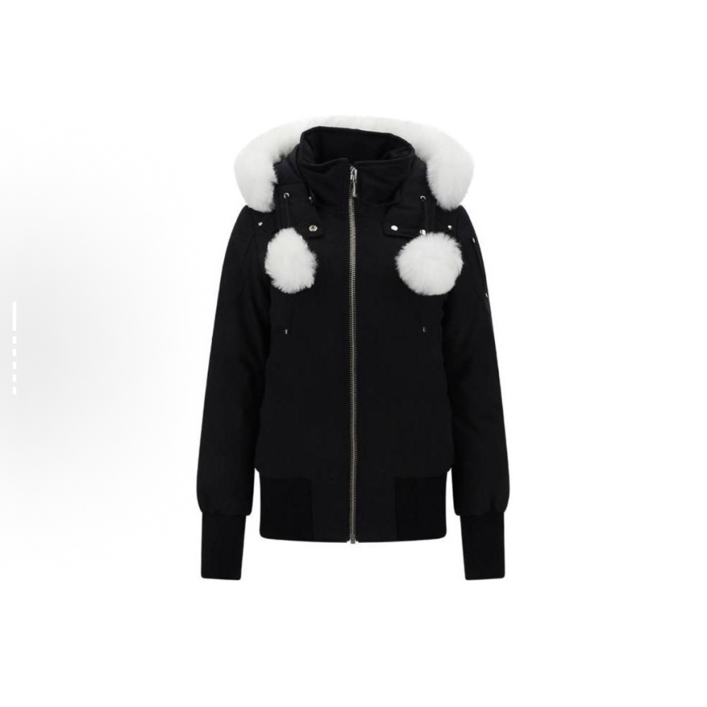 Moose Knuckles Jacket White Fur（NFC) M32LB002S1001
