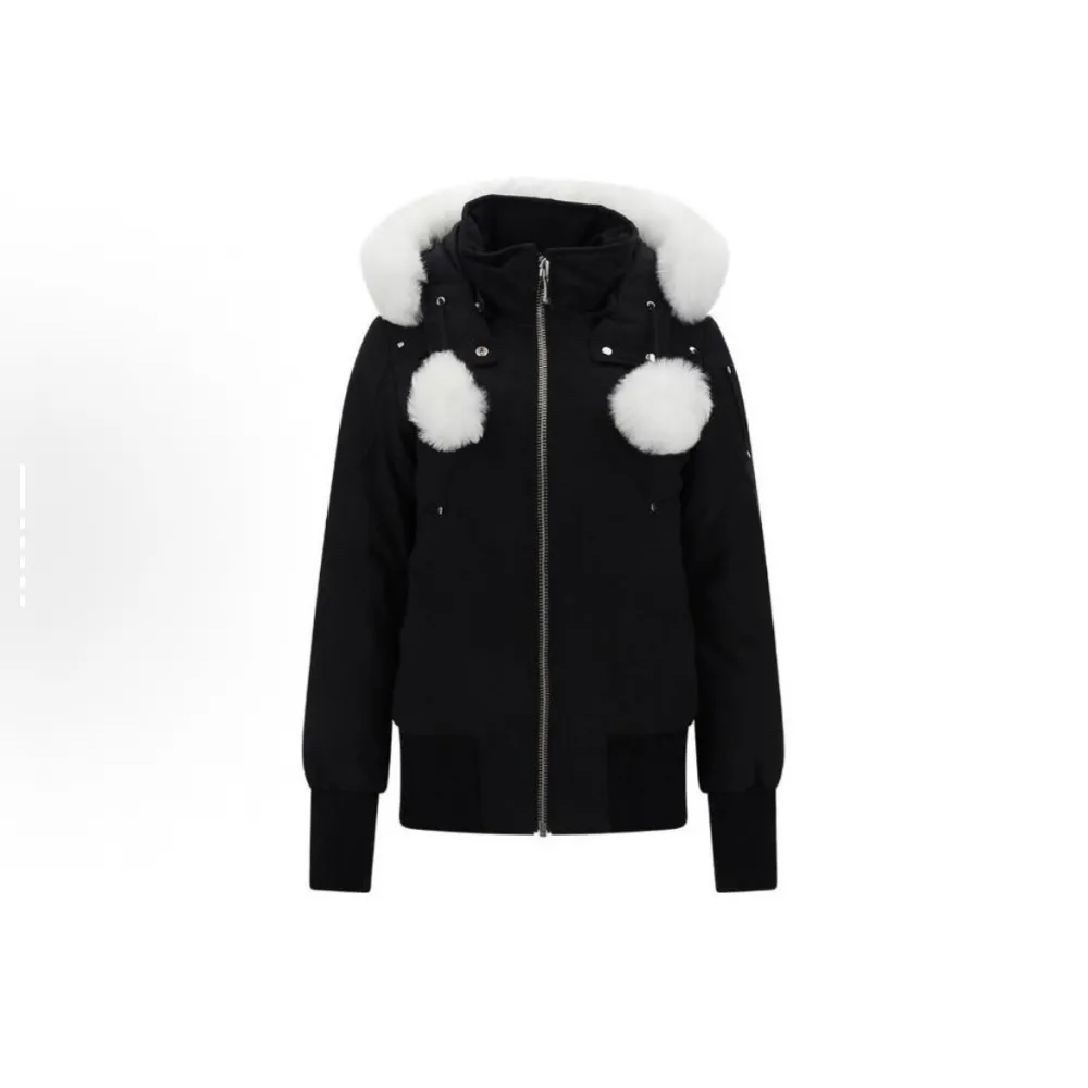 Moose Knuckles Jacket White Fur（NFC) M32LB002S1001