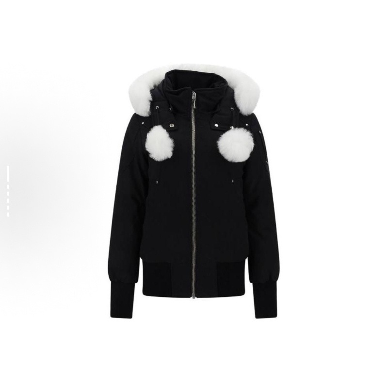 Moose Knuckles Jacket White Fur（NFC) M32LB002S1001