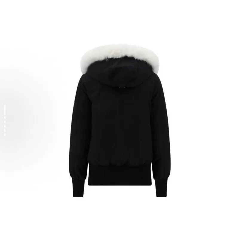Moose Knuckles Jacket White Fur（NFC) M32LB002S1001