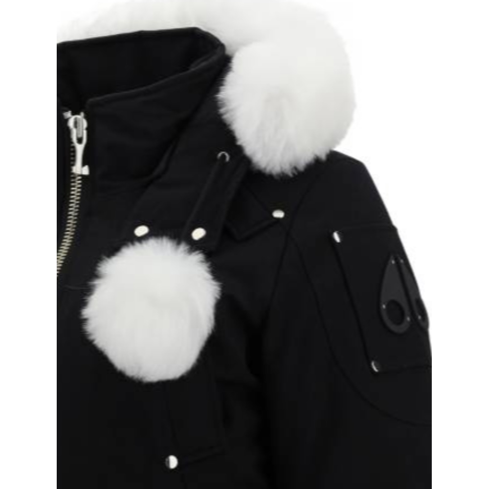 Moose Knuckles Jacket White Fur（NFC) M32LB002S1001