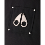 Moose Knuckles Black Jacket Black Wool Collar（NFC) 