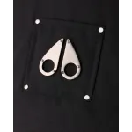 Moose Knuckles Black Jacket Black Wool Collar（NFC) 