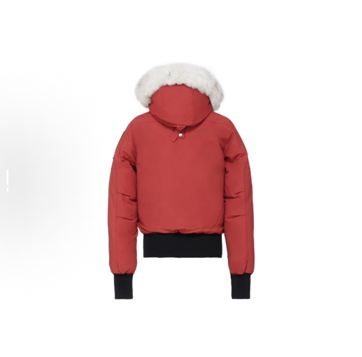 Moose Knuckles Red Jacket White Wool Collar(NFC)