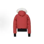 Moose Knuckles Red Jacket White Wool Collar（NFC) 