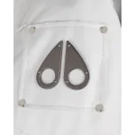Moose Knuckles White Jacket White Wool Collar（NFC) 