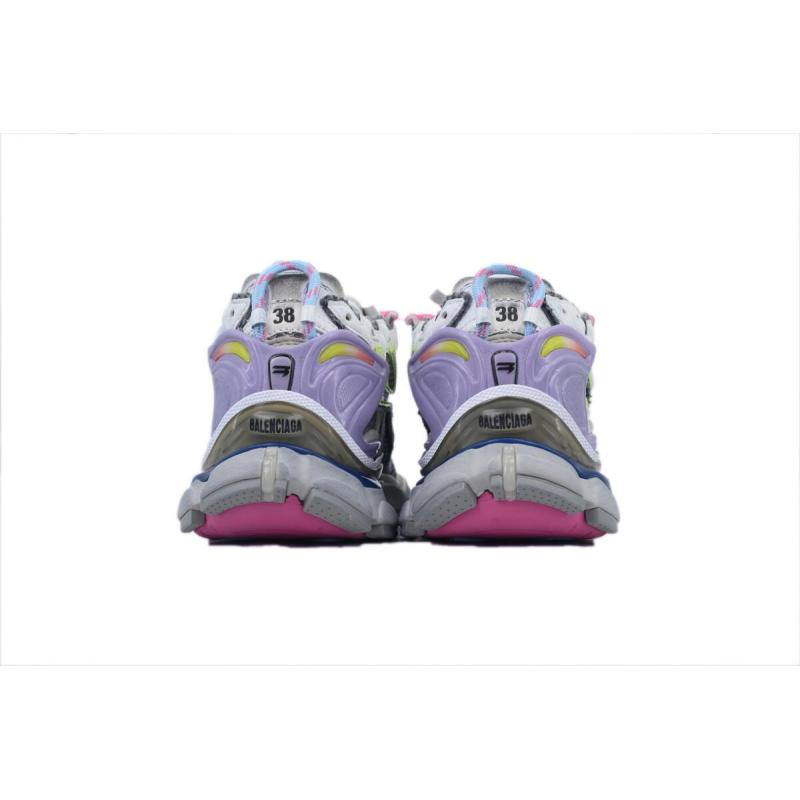 Balenciaga Runner Sneaker Pink Blue Purple 772767 W3RNY 0361