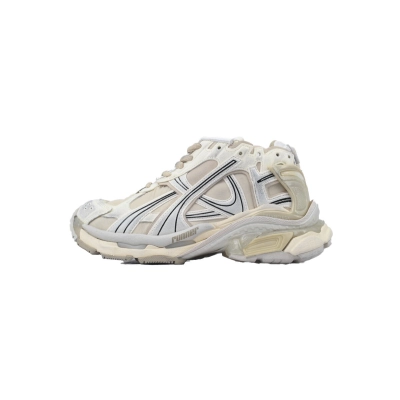Balenciaga Runner Sneaker White Brown 772767 W3RNY 1205 01