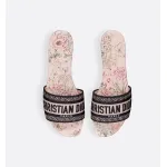 Dior Dway Rose pink Flowers Calendar Allover pattern KCQ209WSS_S19O