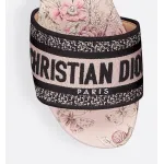 Dior Dway Rose pink Flowers Calendar Allover pattern KCQ209WSS_S19O