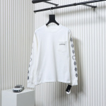 Chrome Hearts Fleur Cross Long Sleeve T-Shirt White