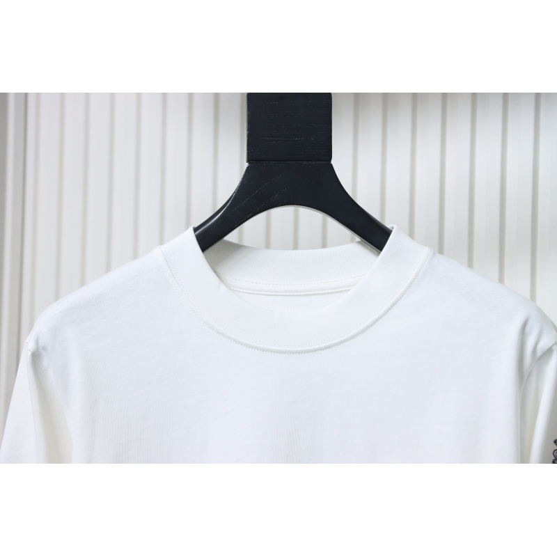 Chrome Hearts Fleur Cross Long Sleeve T-Shirt White