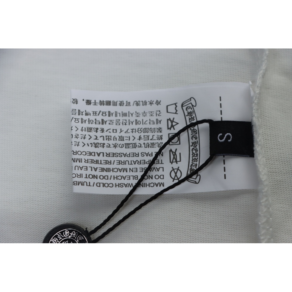 Chrome Hearts Fleur Cross Long Sleeve T-Shirt White