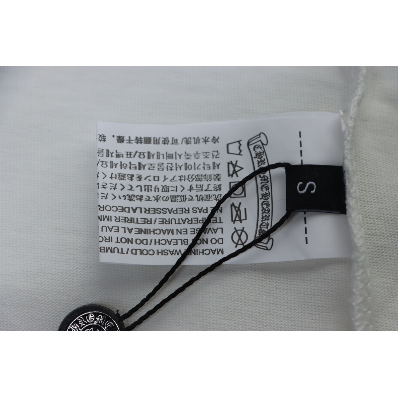Chrome Hearts Fleur Cross Long Sleeve T-Shirt White