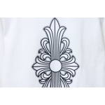 Chrome Hearts Fleur Cross Long Sleeve T-Shirt White