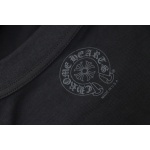 Chrome Hearts Back Damaged Horseshoe Crewneck Long Sleeve T-Shirt Black