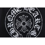 Chrome Hearts Back Damaged Horseshoe Crewneck Long Sleeve T-Shirt Black