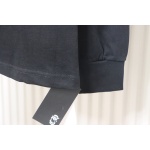Chrome Hearts Back Damaged Horseshoe Crewneck Long Sleeve T-Shirt Black