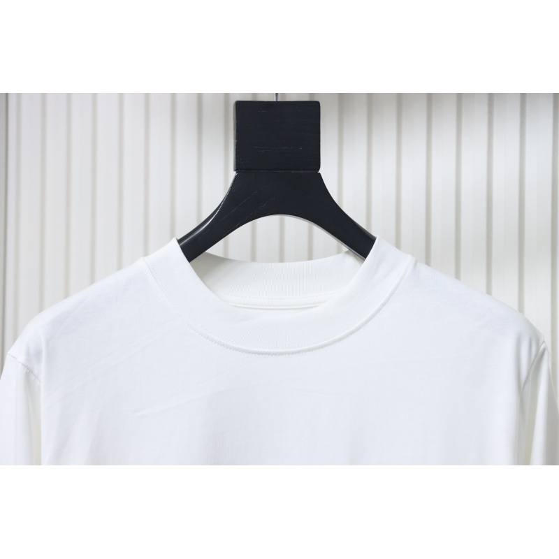 Chrome Hearts Back Damaged Horseshoe Crewneck Long Sleeve T-Shirt White
