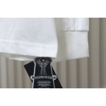 Chrome Hearts Back Damaged Horseshoe Crewneck Long Sleeve T-Shirt White