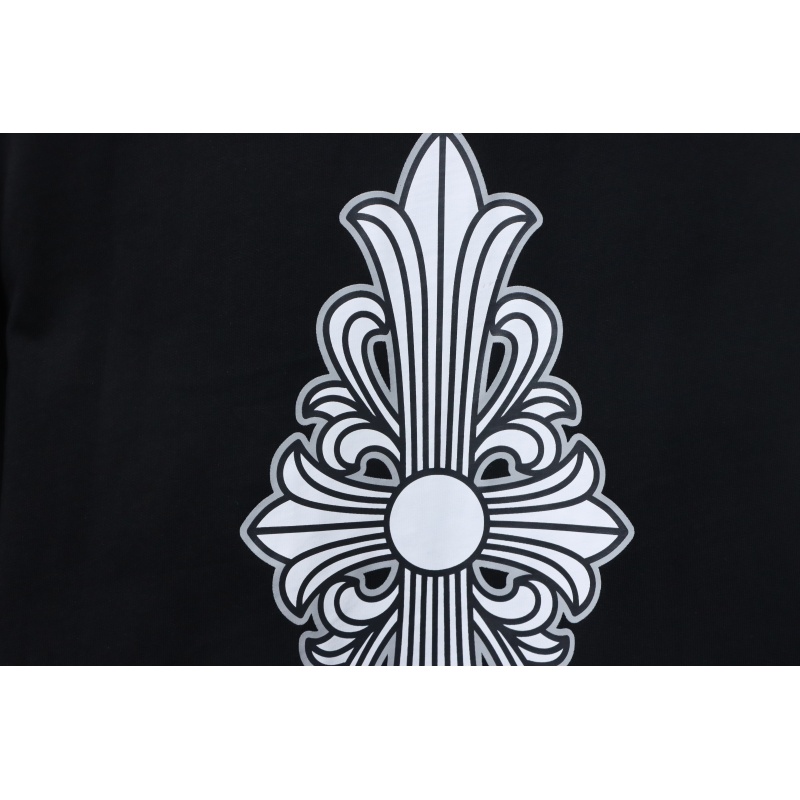 Chrome Hearts Fleur Cross Long Sleeve T-Shirt Black