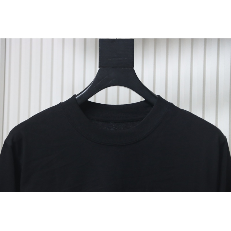 Chrome Hearts Lemon Green Horseshoe Floral Long Sleeve T-Shirt Black