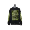 Chrome Hearts Lemon Green Horseshoe Floral Long Sleeve T-Shirt Black
