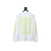 Chrome Hearts Lemon Green Horseshoe Floral Long Sleeve T-Shirt White
