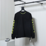 Chrome Hearts Yellow Neck Logo Long Sleeve T-Shirt Black