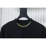 Chrome Hearts Yellow Neck Logo Long Sleeve T-Shirt Black