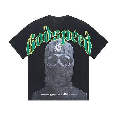 Godspeed Balaclava Szn T-Shirt  1020 Wash Black 01