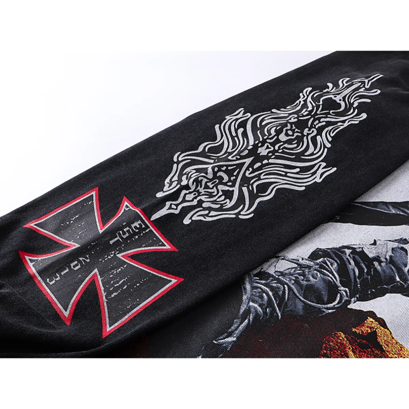 Godspeed Rocker Layered Long Sleeve T-shirt  1103 Black Wash