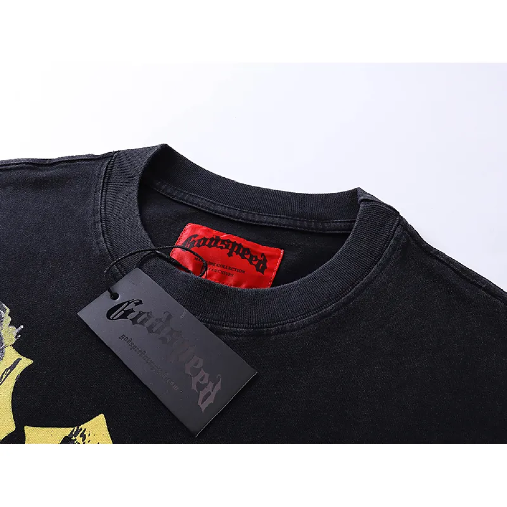 Godspeed Chrome Liberty T-Shirt 1015 Black Wash