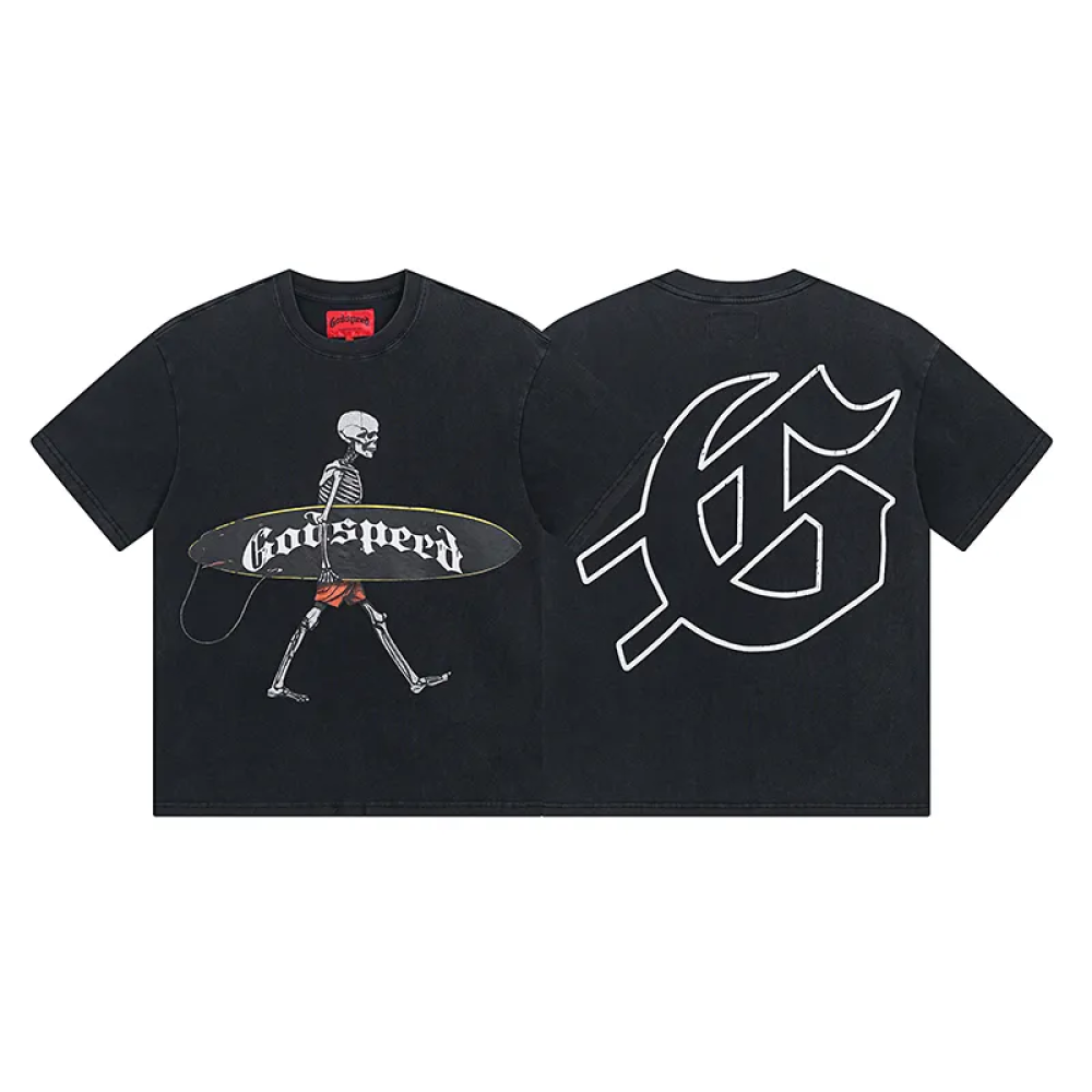Godspeed Surf Day Tee 1025 Black