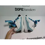 Lanvin Leather Curb White Blue