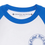 Chrome Hearts CH Baseball Shirt WhiteBlue CH-536