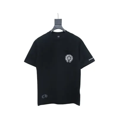 Chrome Hearts Horseshoe Logo Pocket T-Shirt Black 02