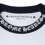 Chrome Hearts Horseshoe Neck Logo 34 Shirt 'BlackWhite' CH-22214