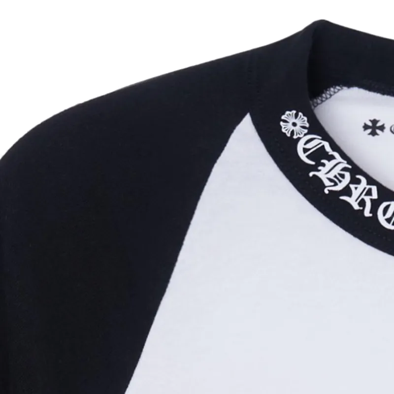 Chrome Hearts Horseshoe Neck Logo 34 Shirt 'BlackWhite' CH-22214