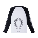 Chrome Hearts Horseshoe Neck Logo 34 Shirt 'BlackWhite' CH-22214