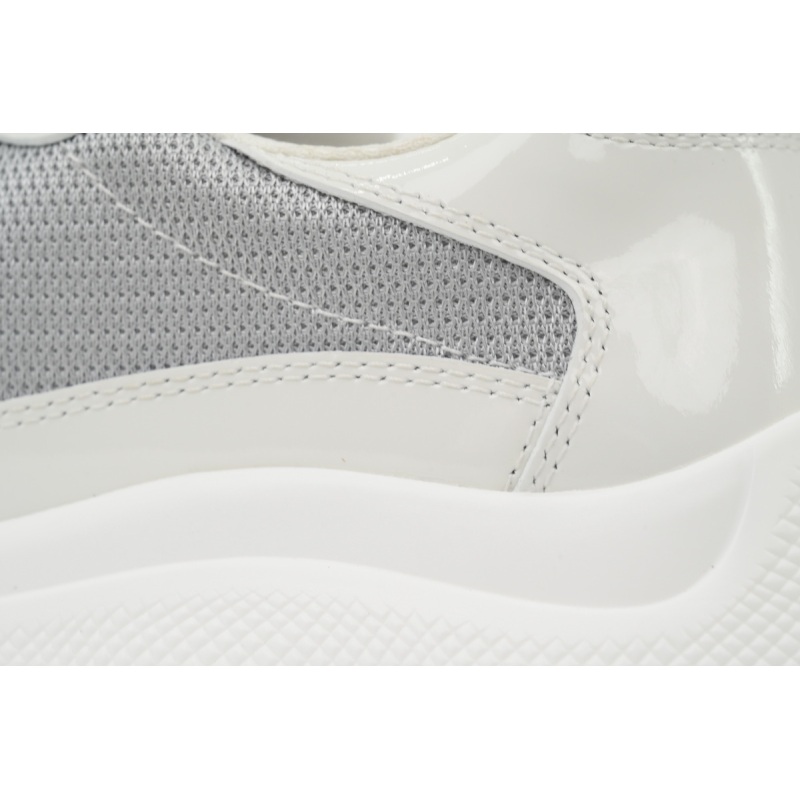Prada White Silver