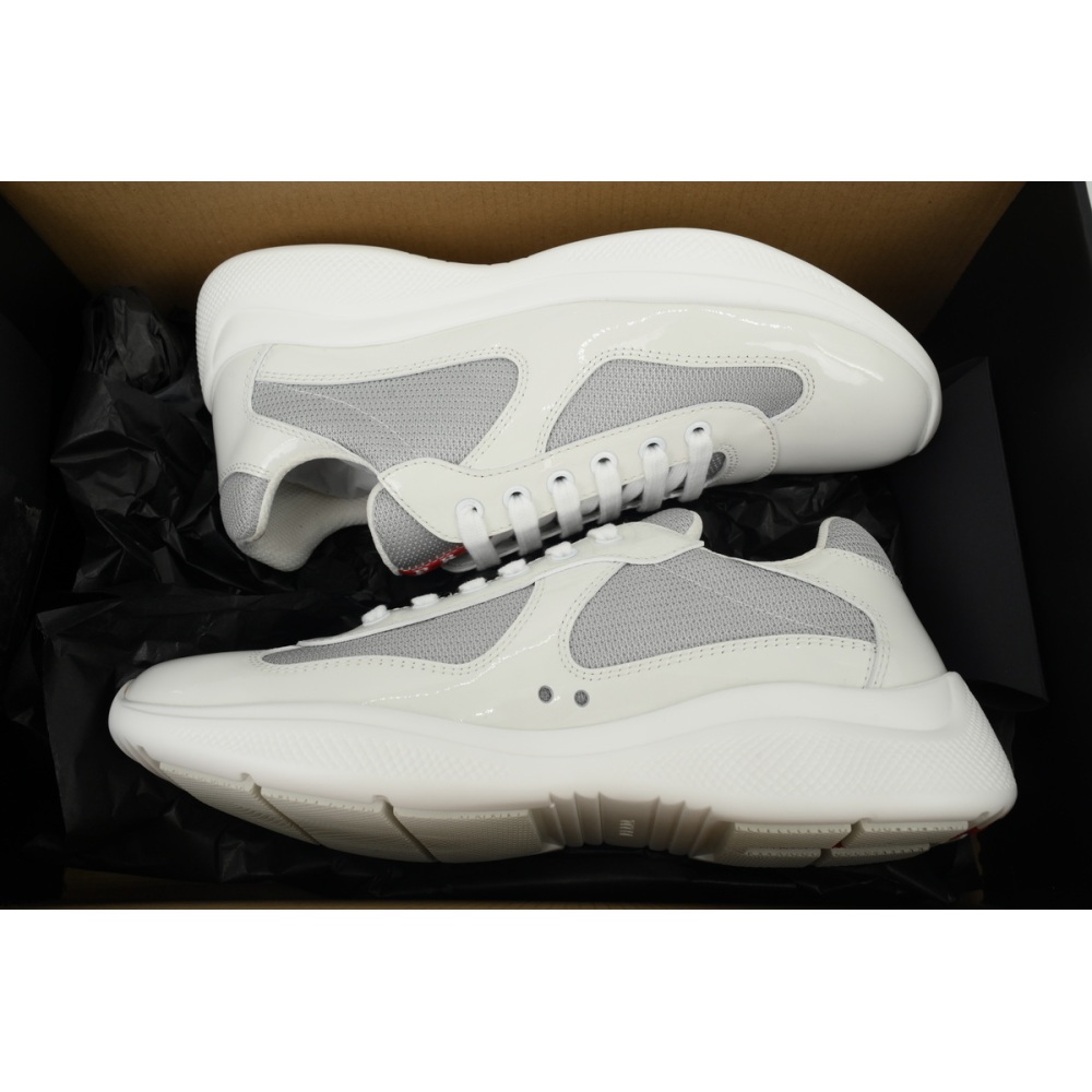 Prada White Silver