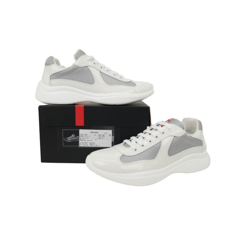 Prada White Silver