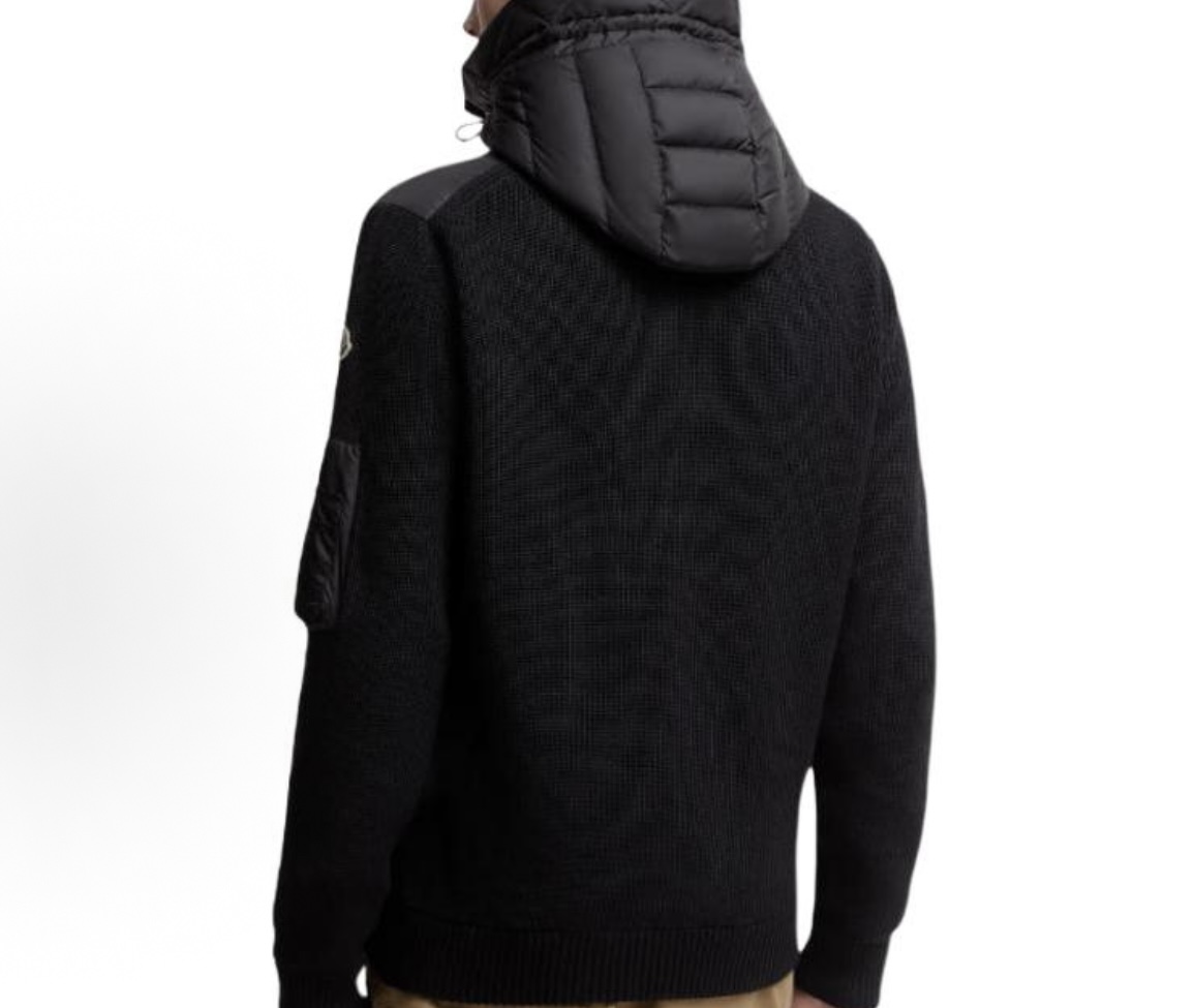Moncler Padded Zip-Up Cardigan Down Jacket