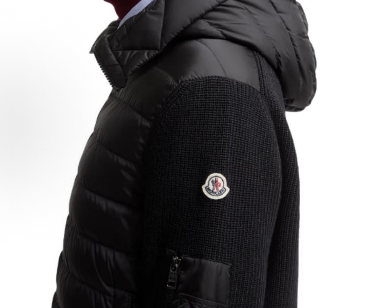 Moncler Padded Zip-Up Cardigan Down Jacket
