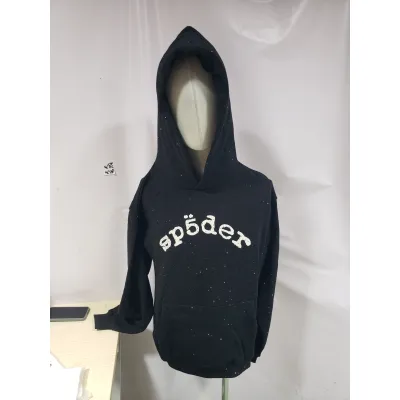 Sp5der VVS Hoodie Black 02