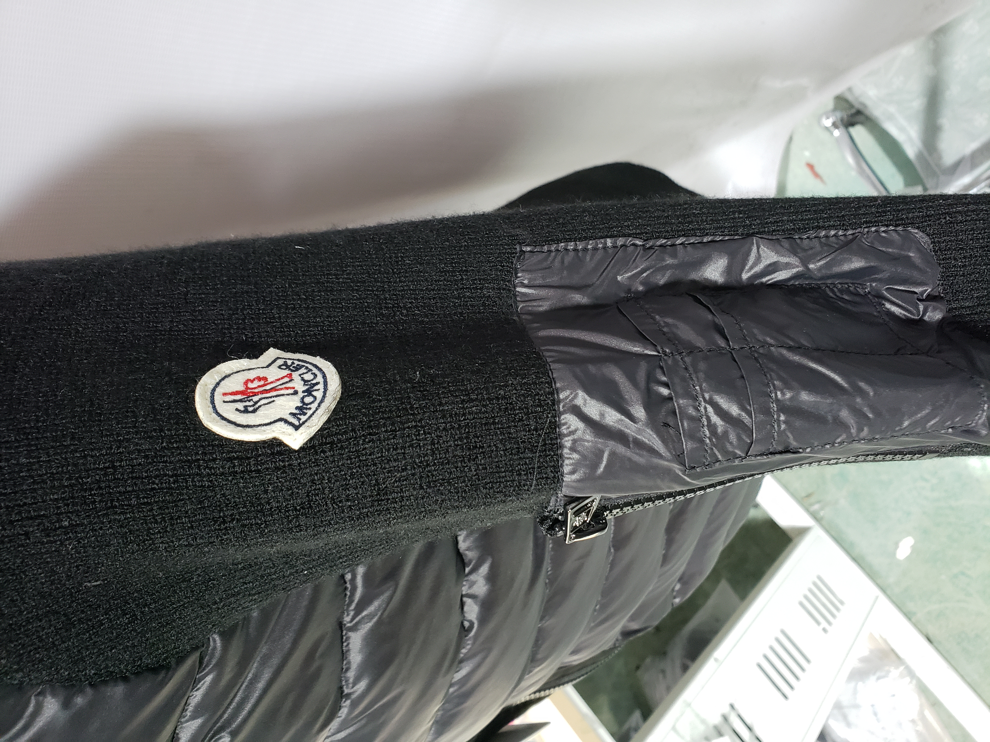 Moncler Padded Zip-Up Cardigan Down Jacket